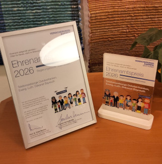 Urkunde Ehrenamtspreis